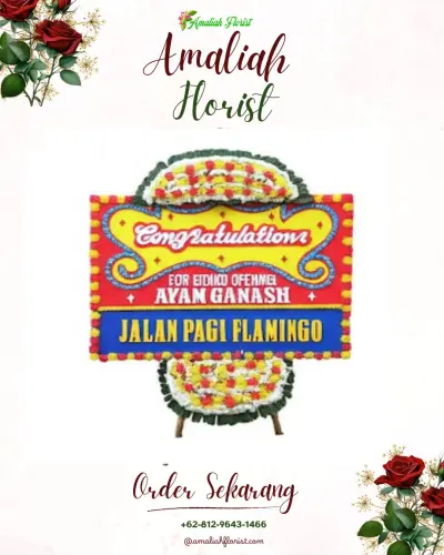 Bunga Papan Congratulation di Tista